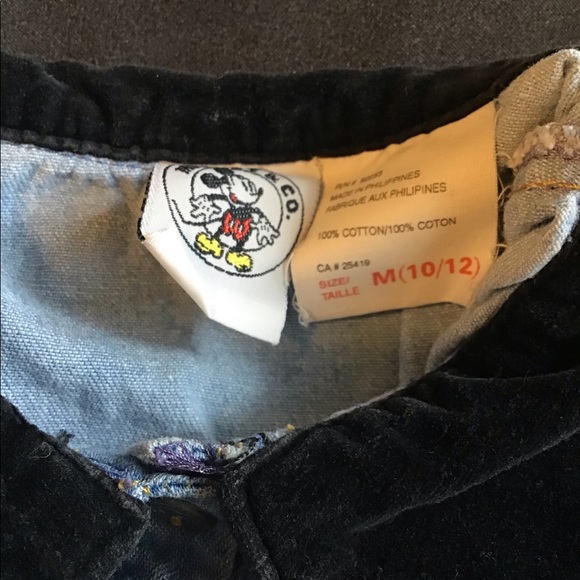 Girl’s Mickey Mouse Denim Shirt size M 10/12 - Picture 2 of 7